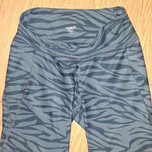 Old Navy Blue Zebra Print Athletic Shorts
